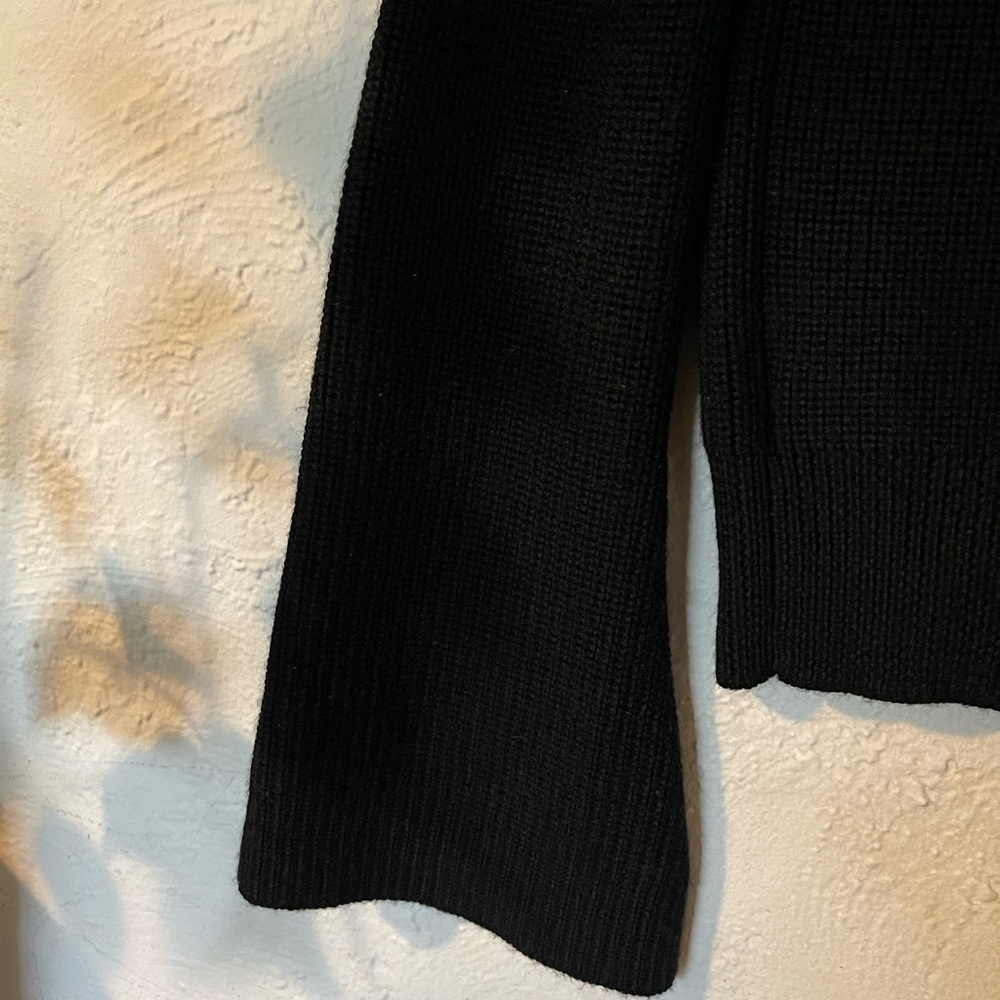 7 For All Mankind Black Women's Sweater - Picture 7 of 8